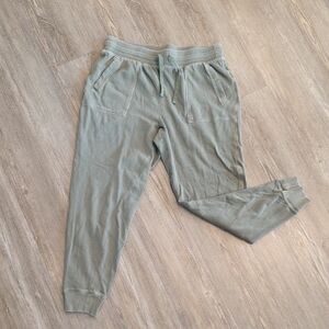 Olive Ankle Length Joggers